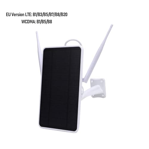 TOPINCN 6W Solar Powered 4G LTE Modem Router, Outdoor WiFi Extender Signal Booster Long Endurance IP66 Water Proof 4G WiFi Solar Router Repeater for Camping RVs and Outdoor Area (EU Version) — view 4