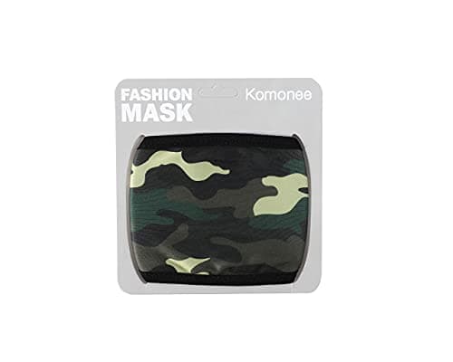 Komonee Adults Face Mask Washable Reusable Trendy Dustproof Green Camo Camouflage Cloth Mouth Cover Covering For Boys Girls Outdoors Indoors Childrens School Protection — view 5