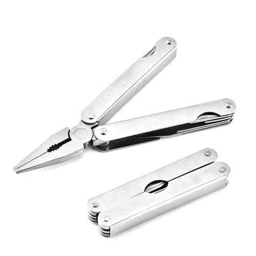 Multi-Tool Pliers 11-in-1 Stainless Steel Pocket Multi-Tool with Durable Sheath for EDC，10PACK Bottle Opener, Screwdriver with Nylon Sheath Gifts for Men, Ideal for Outdoor Sports — view 5
