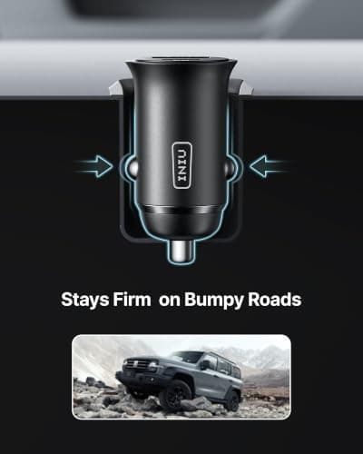 INIU Car Charger, Total 60W [USB C 30W+USB A 36W] Cigarette Lighter Charger — view 6