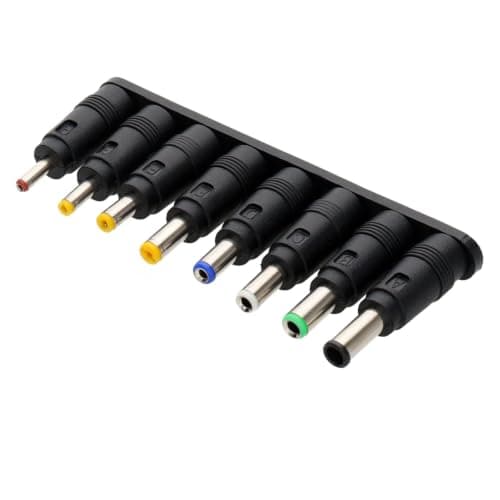 kenable 5.5 x 2.1mm DC Power to Multi-Adapters Plugs 8 Pack Straight — view 6