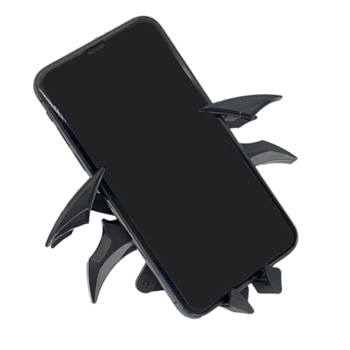 RANGUOWEN Dark Bat Car Vent Phone Holder Mount Creative Air Vent Phone Holder Unique Cell Phone Mount for Car Accessories for Men Gifts Gravity Automatic Locking Hands Free — view 4