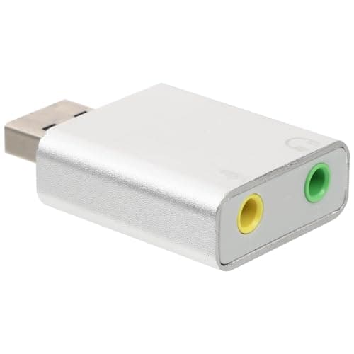 USB External Sound Card with 7.1 Channel Effects and Plug and Play