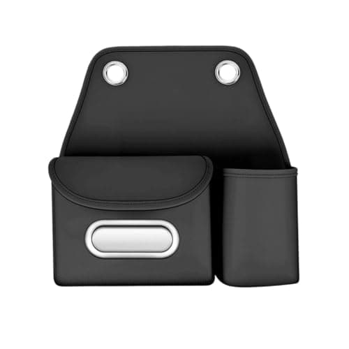 Back Seat Car Organizer - PU Leather | Tissue Box Cup Holder Storage