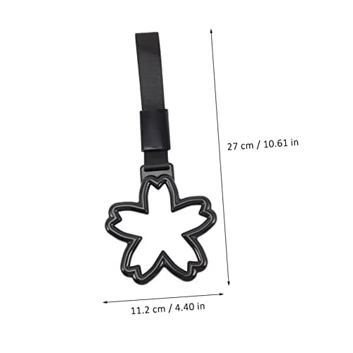 PRETYZOOM Cherry Blossom Car Warning Handle Strap 2pcs Nylon Plastic — view 4