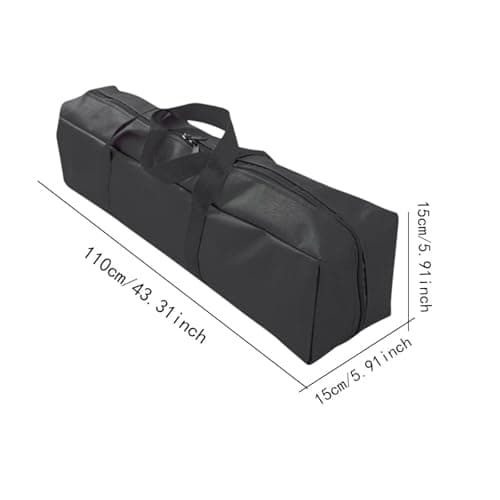 QSTDGVPW Camping Storage Bag, Canvas Carrying Bag, Portable, Multi-Purpose Organizer for Patio, Travel, Hiking, Garden, 110x15x15cm — view 3