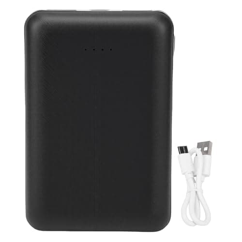 Yanmis 10000mAh Heated Vest Battery Pack Lightweight Portable Power Bank for Outdoor Activities Black 1 Unit — view 6