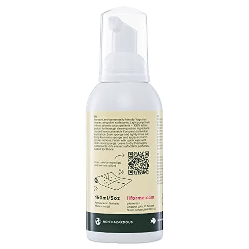 Liforme Ultimate Everyday Yoga Mat Cleaner, Eco-Friendly, Natural & Organic Yoga Mat Cleaner, Vegan, Safe for all Yoga Mats, No Sticky Or Slimy Residue - Cleans, Restores, Refreshes - 150ml/5oz — view 2