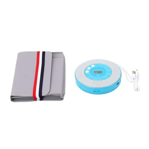 Sorandy Bluetooth Portable CD Player for Car, Travel (Blue) — view 6