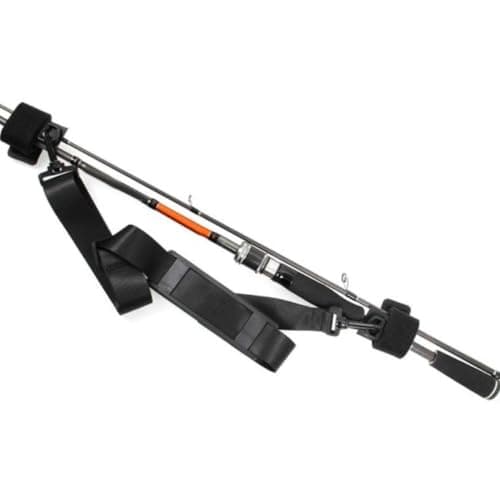 KHBUAB 2pcs Portable Fishing Rod Carry Belt with Adjustable Straps for On-the-go Fishing Trips, Made from Sturdy Sbr Neoprene and Ok Cloth, Comfortable Rod Holder Sling for Travel — view 5
