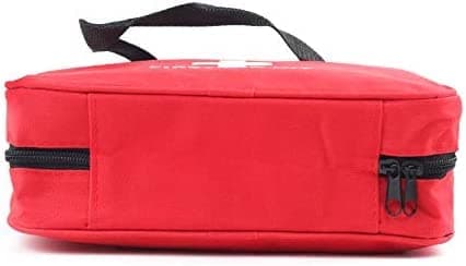PAXLAMB First Aid Bag First Aid Kit Empty Medical Storage Bag Red Trauma Bag for Emergency First Aid Kits Car Workshop Cycling Outdoors (Red 1) — view 4