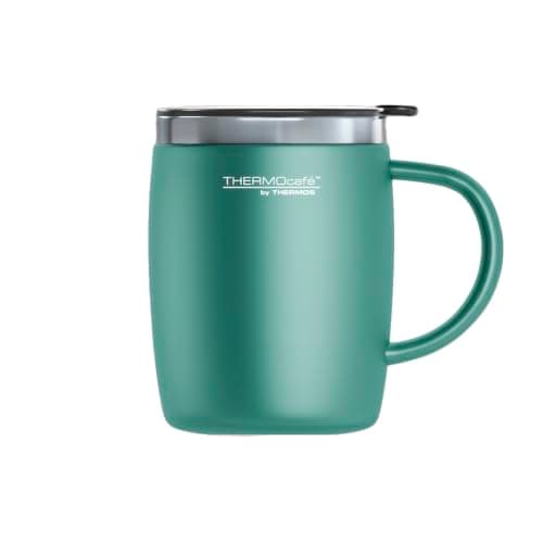 THERMOcafè by Thermos Desk Mug, Plastic, Duck Egg, 1 Count (Pack of 1)