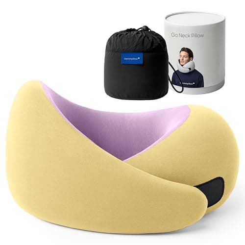 Ostrichpillow GO Travel Pillow, 360° Memory Foam support, Soft & Washable