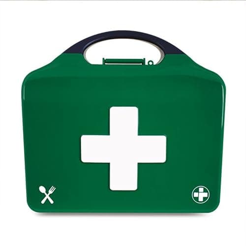 Reliance Medical 10 Persons First Aid Kit - HSE MasterChef All Blue First Aid Kit for Catering (for Ref 178), Containing Bandages, Plasters, Dressings and Wound Cleaning Wipes, Packaging May Vary