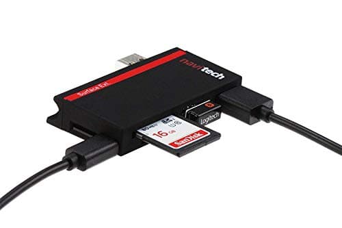 Navitech 2 in 1 Laptop/Tablet USB 3.0/2.0 HUB Adapter/Micro USB Input with SD/Micro SD Card Reader Compatible With The Lenovo Ducati 5 limited edition 14? laptop — view 5