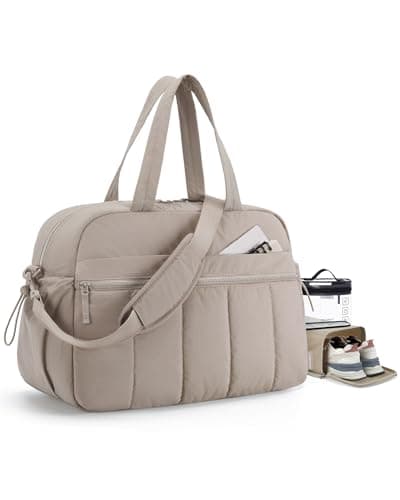BAGSMART Womens 42L Travel Gym Bag Set, Carry on Hand Luggage Cabin Bag