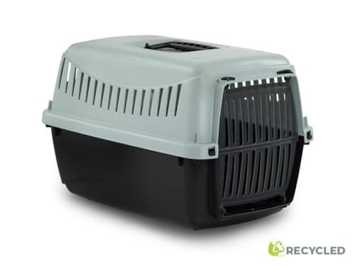 URBNLIVING Plastic Pet Carrier for Dogs & Cats - Durable & Lightweight Travel Crate with Secure Lock & Ventilation - Easy Clean Kennel for Puppies, Kittens & Small Pets - 2 — view 2