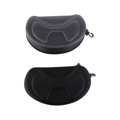 EVA Ski Goggle Case Grey Waterproof Snowboard Eyewear Box Zipper Hard Box — view 3