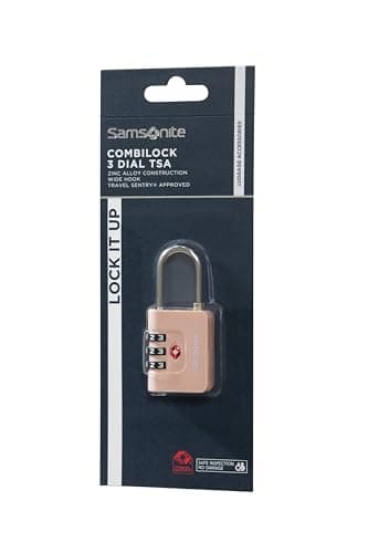 Samsonite TA Revolution - TSA Combination Lock with 3-Digit Code, Secure Luggage Lock for suitcases & Bags, Suitcase Lock, Pink — view 3
