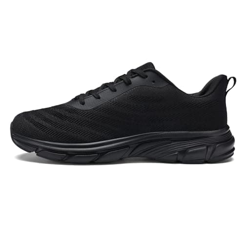 RTOUNT Mens Trainers Men Breathable Casual Walking Shoes for Gym Travel — view 3
