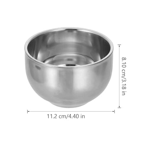 Abaodam Men Beard Brush Set Stainless Steel Bowl Rack Shaving Tool — view 2