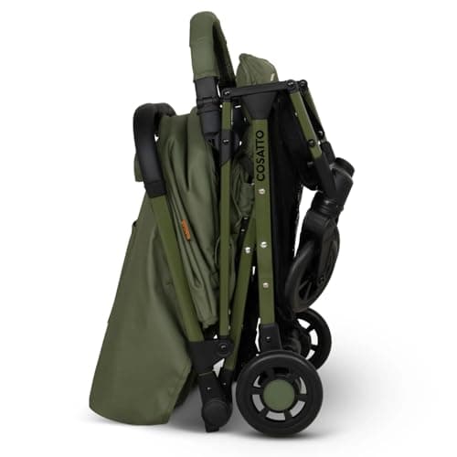 Cosatto Yo Travel Stroller - Baby Pushchair Lightweight Compact Fold from Birth to 25kg - Airline Compatible, One Hand Easy Fold, Large 8kg Shopping Basket, Raincover & Bumper Bar (Hoglet) — view 5