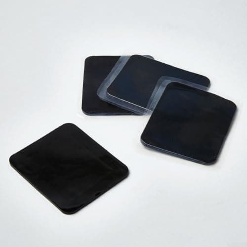 10 Count Silicone Gel Non-Slip Pads Designed for Car Dashboard Phone Mounts, Stand Bases, and Smooth Grip (Black) — view 3