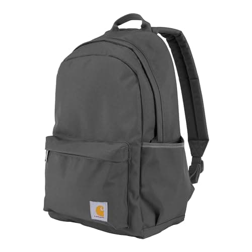 Carhartt unisex-adult 21l Laptop Backpack, Durable Water-resistant Pack With Laptop Sleeve Backpack, Classic Backpack (Gravel), One Size, 21l Laptop Backpack, Durable Water-resistant Pack With Laptop