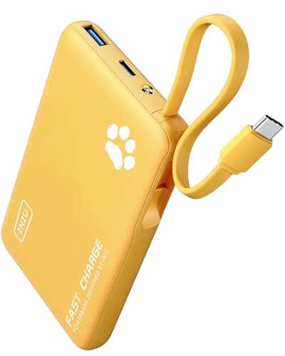 INIU Smaller 10000mAh Power Bank, 20W PD Fast Charging Portable Charger