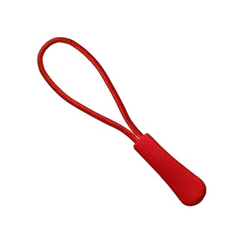 Zipper Pulls Zip Extension Zipper Tag for Clothes Backpacks Traveling Case Handbag Purse Zipper Replacement Tag Tents (Red R2054, 9 Pieces) — view 4