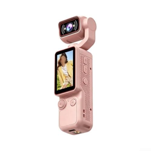 Portable Video Camera 1080p for Social Media Content Portable (Orange) — view 5
