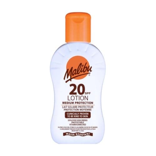 Malibu Sun SPF 20 Sun Lotion, Moisturising Sunscreen for Body, 100ml