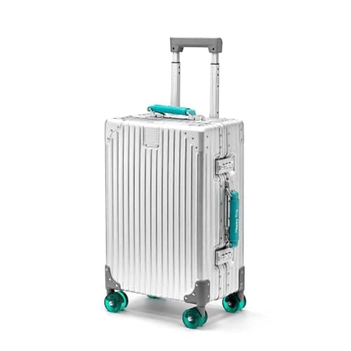 AIWEINY All Aluminium Hard Shell Cabin Suitcase Carry On Luggage