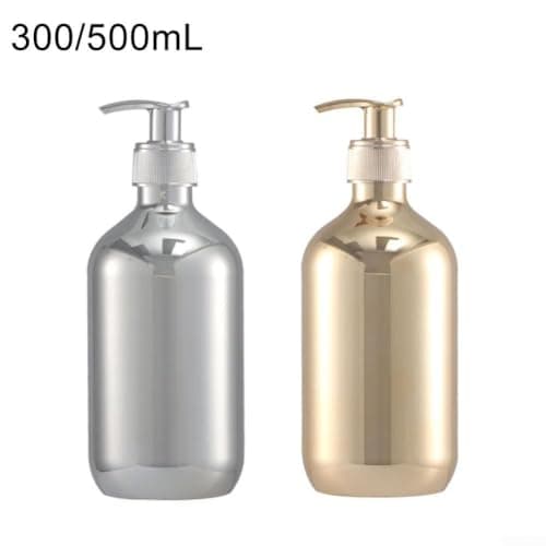 CNANRNANC Leak-Proof Soap Dispenser 300ml for Travel Toiletries(Gold 300ml) — view 6