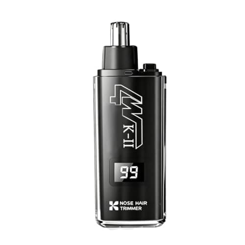 Rechargeable Nose Hair Trimmer with LED Digital Display