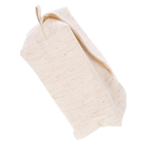Travel Tissue Holder Car Hanging Napkin Organizer Beige Cotton Linen