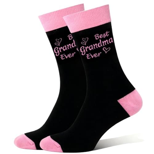 QONCV Grandma Christmas Gifts, Grandma Socks Gifts for Nanny Gran Granny Nana Nanna Women Appreciation Thank You Halloween Christmas Stocking Fillers Mothers Day Birthday Valentines Presents