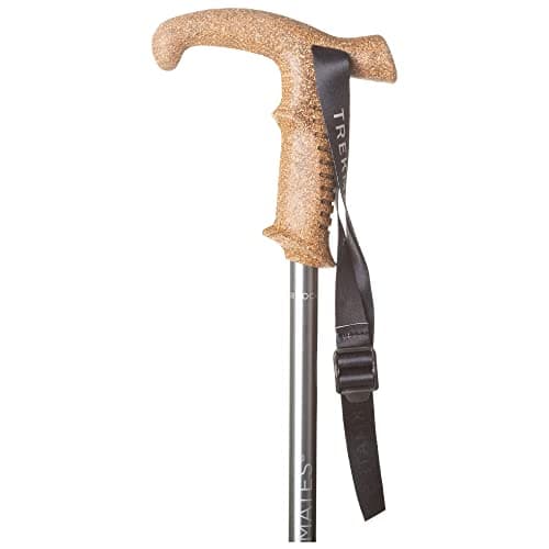 TREKMATES Wanderer Lock Walking Pole Single ONE SIZE ASPHALT — view 3