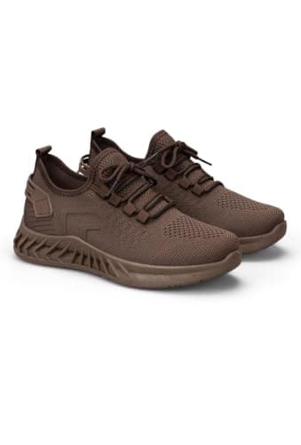 Nexsus Plus Women Mesh Trainers | Ladies Mesh Sport Shoes | Lightweight Breathable Road Running Shoes with Cushioned Sole (Brown, UK Footwear Size System, Adult, Women, Numeric, Medium, 5)