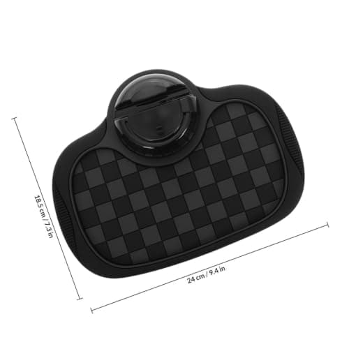 Car Phone Holder Mat for Dashboard Parking Number Display Black — view 2