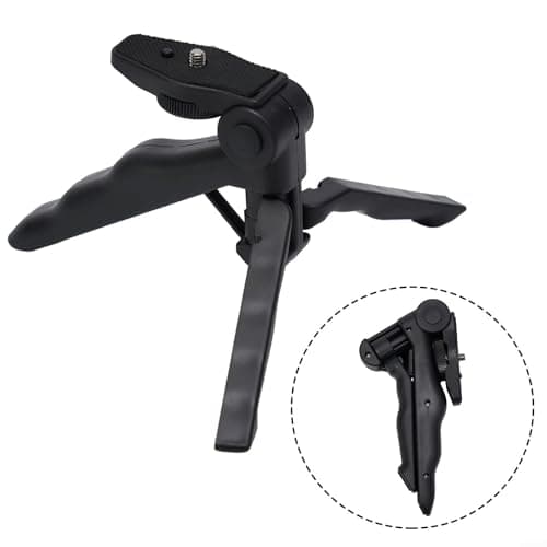NbgrvB Portable Travel Tripod for Smartphone Black 16cm — view 5