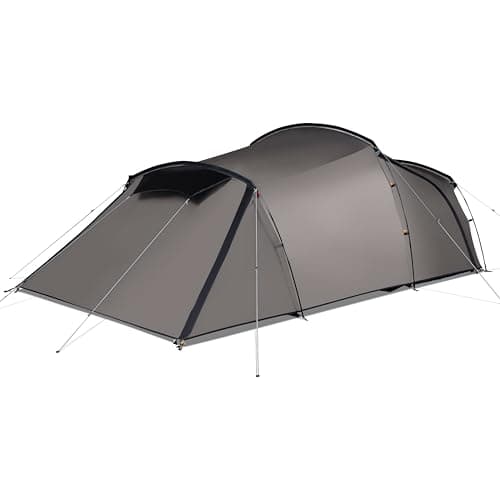 KAMPA Wanderlight Camping Tent – Lightweight Backpacking Tent with Pole Frame, Multiple Doors, 75D Waterproof Polyester Flysheet & Compact Pack Size - Trekking, Hiking, Camping (Mushroom, 3 Person) — view 5
