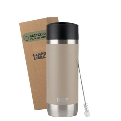 Campo Libre® Anto Travel Mug 350ml – Premium Insulated Coffee Cup to Go with One-Touch Leakproof Lid, Double-Wall Stainless Steel Coffee Mug, Keeps Drinks Hot for 6h