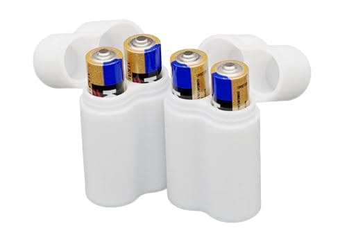 Protect Your Power - Slimline AAA Battery Case, Soft Durable material - Pack of 2 (Holds 2 Batteries)