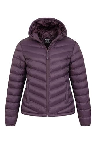 Mountain Warehouse Seasons Womens Padded Puffer Jacket Purple 10 — view 6