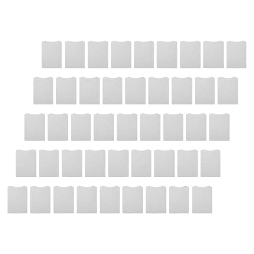 50pcs Tshirt Folder Board Adult White Paper Packaging Inserts