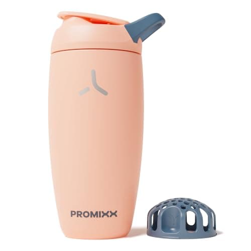 PROMIXX Pursuit Insulated Steel Shaker Bottle 550ml, Coral