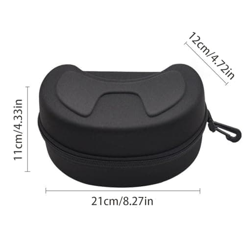 Fbinys Ski Goggles Case EVA Protection Compact Lightweight Ski Accessories, multicoloured, L, See description — view 2