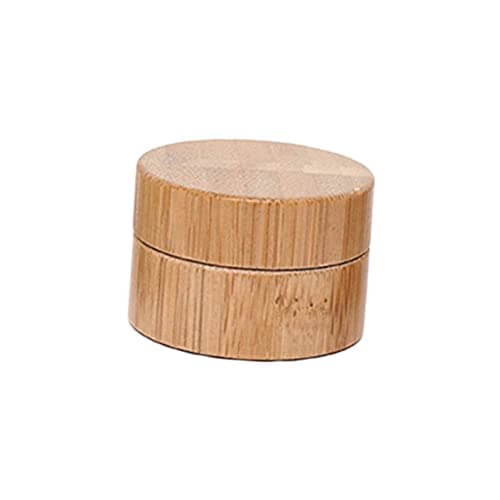 Bamboo Cream Jar Refillable Container 30g for Balms and Ointments