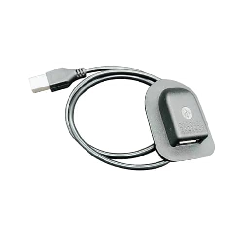 USB Charging Port for Backpack Plastic External Black Back to School